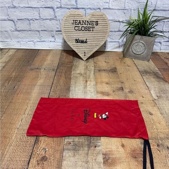 GUCCI X DISNEY MICKEY MOUSE COLLABORATION Dust Bag 17"H x 8.75"W LIMITED EDITION - Picture 7 of 8